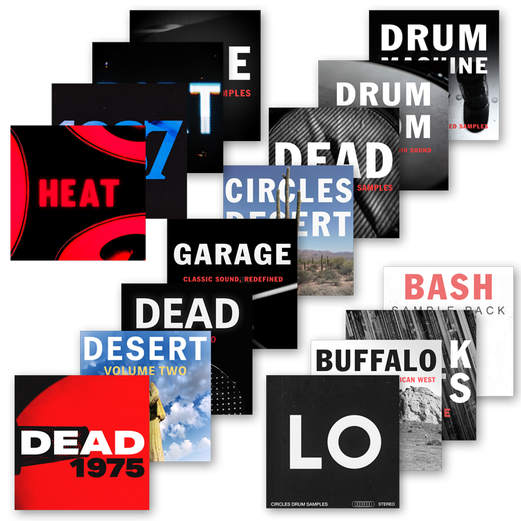 COMPLETE BUNDLE Circles Drum Samples